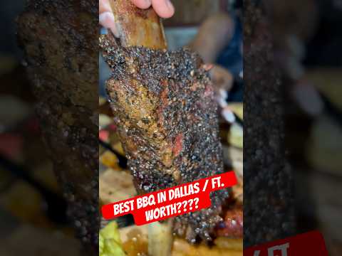 Is this the Best BBQ in Texas? #dallasfood #bestbbq