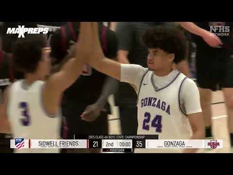 HIGHLIGHTS: 3-star Harvard commit Alex Touomou powers Gonzaga to DC 2A State Championship 🏀