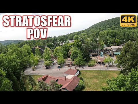 Stratosfear POV (4K 60FPS, Phoenix Side, 2024), Knoebels ARM/Larson Drop Tower | Non-Copyright