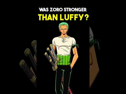 Was Zoro stronger than Luffy pre-timeskip? #onepiece #zoro #anime #luffy