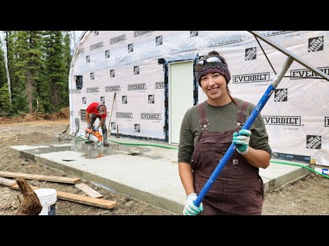 Heated Slab for the Seed Starting Room