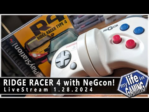 Ridge Racer Type 4 with NeGcon! (PlayStation 1) :: LIVE STREAM