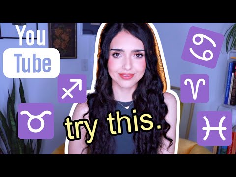 Starting a youtube? |What channel you should start based on your zodiac sign|