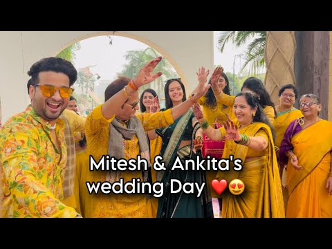 Ankita & Mitesh Wedding Day ❤️😍 | Bride Entry | Aditya satpute vlogs