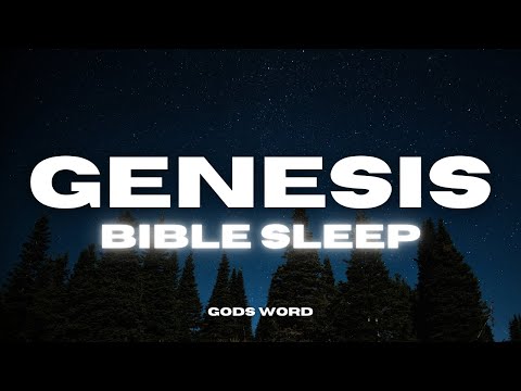 Full Book of Genesis for Sleep | Bible Verses for Sleep | Soothing Narration and Rain For Deep Sleep