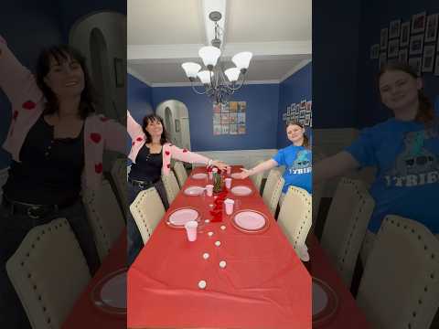 right before the girls arrived she also put out 2 all pink candy salad bowls