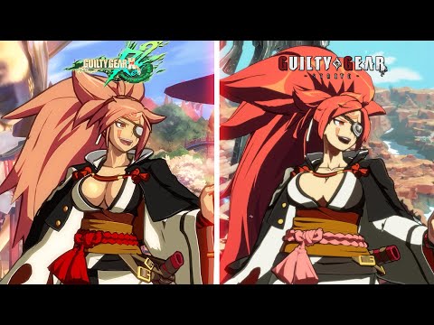 GUILTY GEAR STRIVE - All Character Models Comparison - Xrd REV 2 vs STRIVE