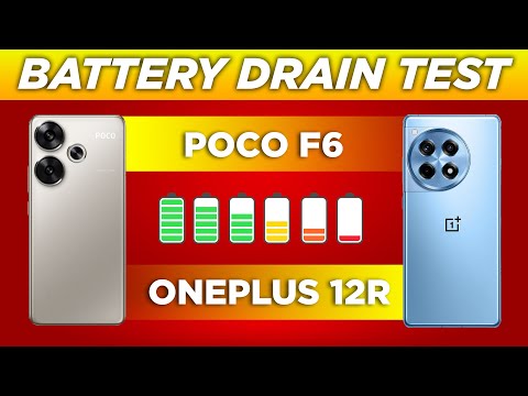 Poco F6 vs OnePlus 12R Battery Drain Test: Which One Should You Buy? | Rs 30,000 vs Rs 40,000! 🤔