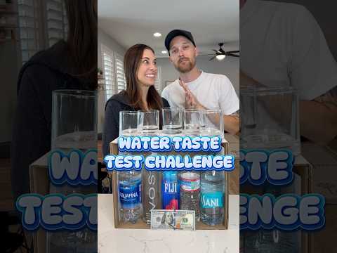 WATER TASTE TEST CHALLENGE 💧😋