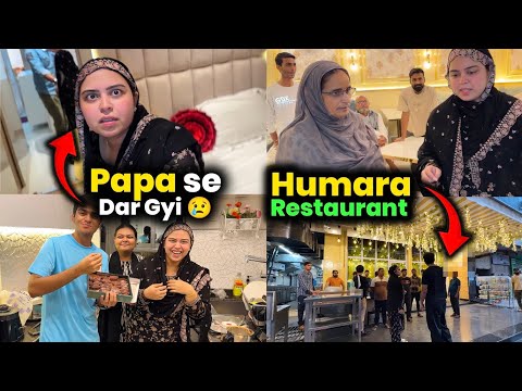 1st Time SAAS SASUR ko humara RESTAURANT Dikhaya | Aaj SABA Papa se Dar gayi 🥺