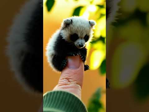 Adorable Panda Cub Plays on a Finger #agt #americasgottalent #gottalentpt #rtp1 #fremantlept