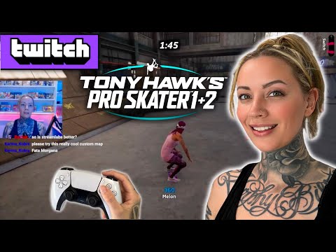 Tony Hawk Gameplay my first time using Streamlabs