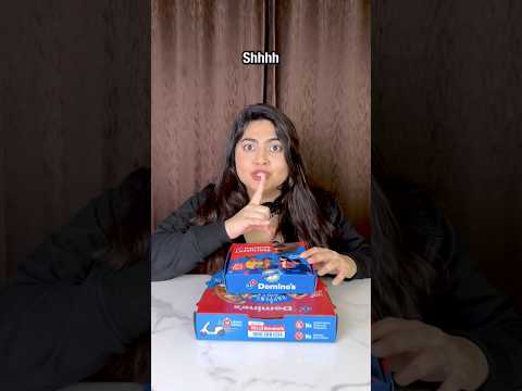 Shhh.. Domino’s doesn’t want you to know this! #secretoffer #foodchallenge #thakursisters