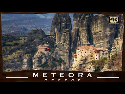 Meteora Monasteries● Greece 🇬🇷【4K】 Aerial Drone [2023]