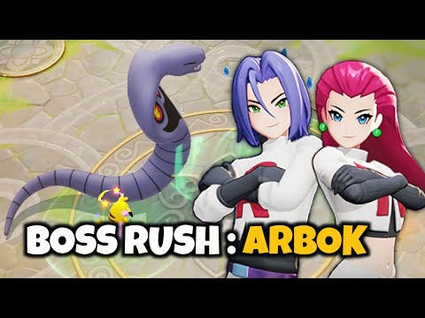 New Boss Rush : Arbok Team Rocket | Chinese version - Pokémon Unite