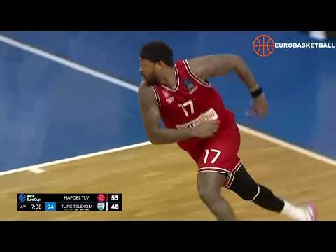 🔥 Marcus Foster Scores 21 PTS! | Hapoel Tel Aviv vs Türk Telekom | EuroCup Quarter-Finals