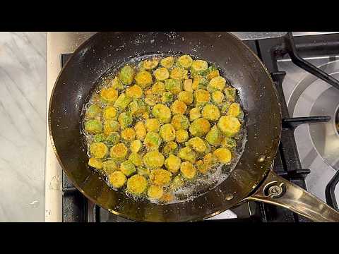 Learning to Cook With Carbon Steel: How to Cook Breaded Vegetables