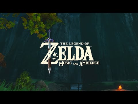 relaxing video game music mix (mostly Zelda music) with fire sounds ambience