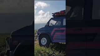 Beautiful camper off-roading. #4wd #4x4 #vanlife #offroad #carisma #injora #rccrawler #rc #vandalf