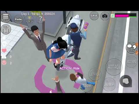 You Spin me ROUND MEME/Sakura School Simulator