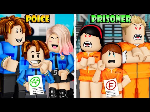 ROBLOX LIFE  : Police Family and Criminal Family (Funny moments) | Roblox Animation