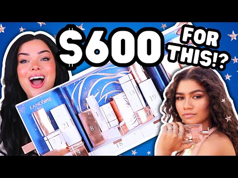 $600+ HIGH END BEAUTY ADVENT CALENDAR! Lancôme Advent Calendar Unboxing