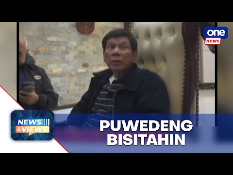 Immediate family of Duterte allowed visits at ICC detention center: Conti | News and Views