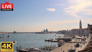 🔴 4K Live Webcam Venice - St. Mark's Basin in Live Streaming from Tribute to Music Venice