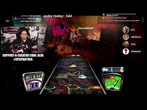 THE GREATEST GUITAR HERO ACHIEVEMENT EVER GUITAR HERO 2 PERMADEATH COMPLETE (FULL STREAM)