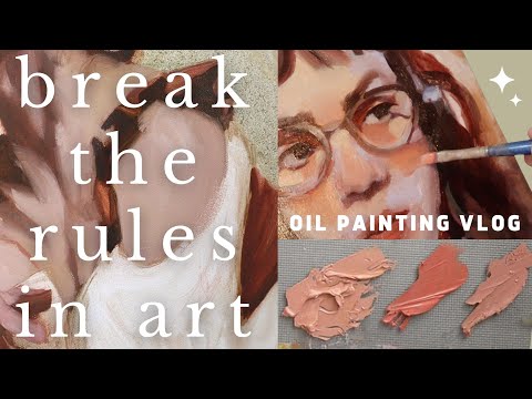 Should you Pre Mix your Colors?  Painting Two Portraits in Oils | art studio vlog