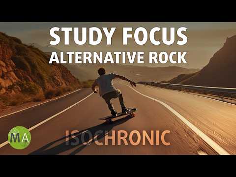 Study Focus Alternative Rock Study Music + Beta Isochronic Tones