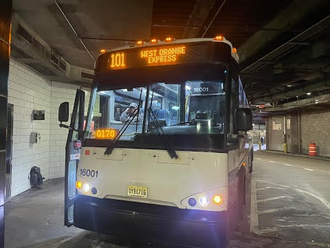 NJ Transit 101 New York-West Orange Full Ride