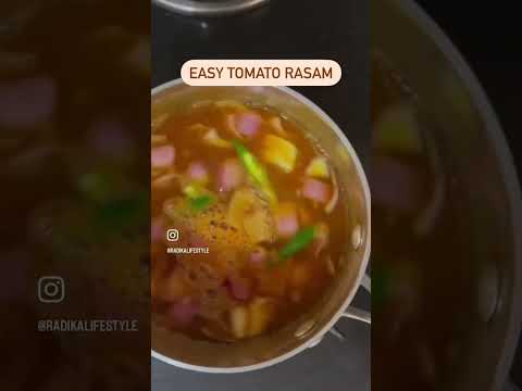 Mom’s Easy Tomato Rasam | Tomato Soup | Super Easy