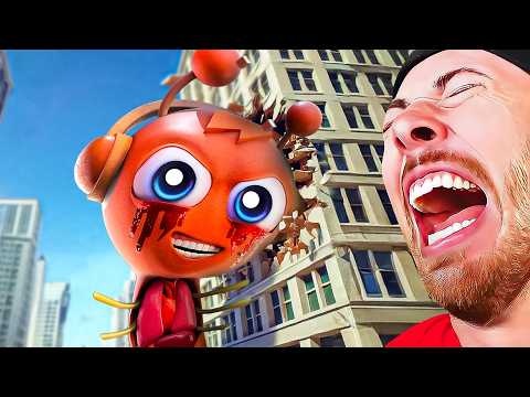 GIANT SPRUNKI VS SKYSCRAPER?! (Funny Animation)