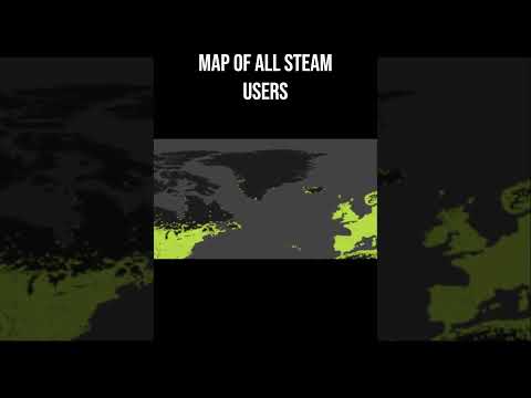 Map of all Steam users