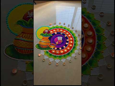 Diwali Mahalakshmi Pooja Rangoli designs