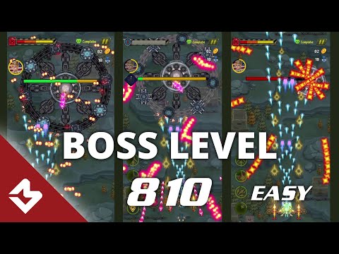 Boss Level 810 - Orbital Sentinel - 1945 Air Force Game