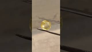 original yellow sapphire IIGJ lab tested 8 crt pukhraj stone