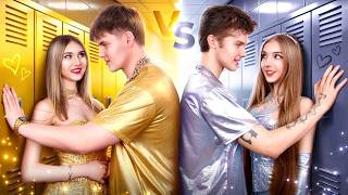 ¡Pareja de Oro VS Pareja de Plata! Desafío de Parejas Escolares