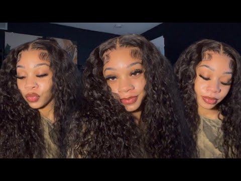 hair vlog ღ | quick & simple: bye bye knots water wave wig tutorial | ft.sunber hair