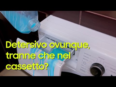 Fai sempre pasticci quando versi il detersivo? | ECODOSATORE SAMSUNG