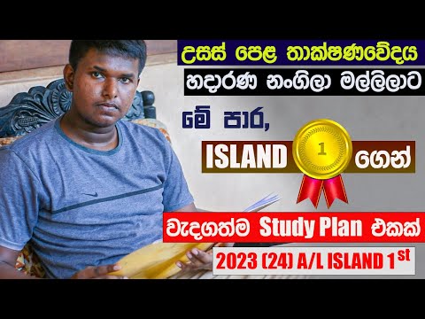 ලංකාවෙන්ම පළවෙනියාගෙන් පාඩම් වැඩ boost කරගන්න උපදෙස් | 2023 24 al BST island first 1st interview