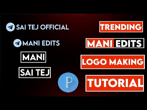 How to create logo like mani edits #manieditslogoediting #logodesign #logomaking #logo