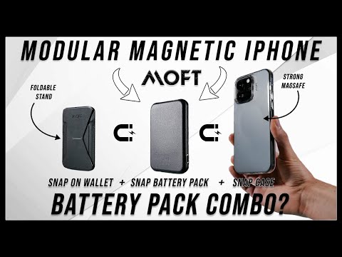 Modular Magnetic iPhone Battery Pack Combo? | Moft Snap Stand Power Set + Snap Case (Review)