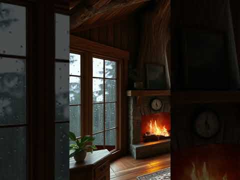 #cozycabinambience #cabinambience #relax #rain #peace