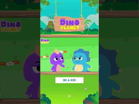 English songs for kids | 👶👦👧 Be a kid | Dino Cartoon Class