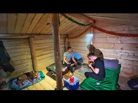 It's cozy and warm in the dugout! We are making a wooden floor in the dugout! Off grid living