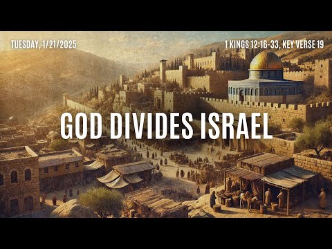 GOD DIVIDES ISRAEL | Daily Bread | 1-21-25