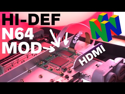 The Nintendo 64 Gets A New Less Expensive Hi-Def Mod!