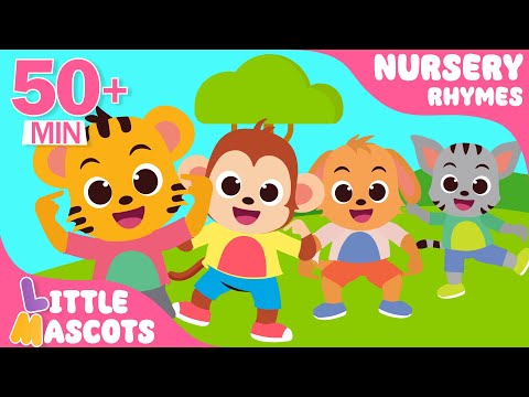 Head Shoulder Knees & Toes + Months Of The Year + more Little Mascots Nursery Rhymes & Kids Songs